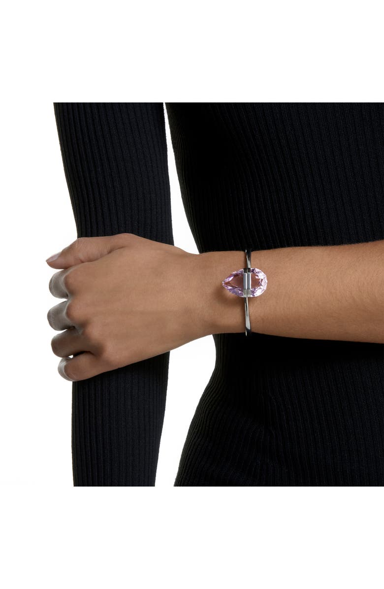 Swarovski Lucent Bangle Bracelet, Alternate, color, 