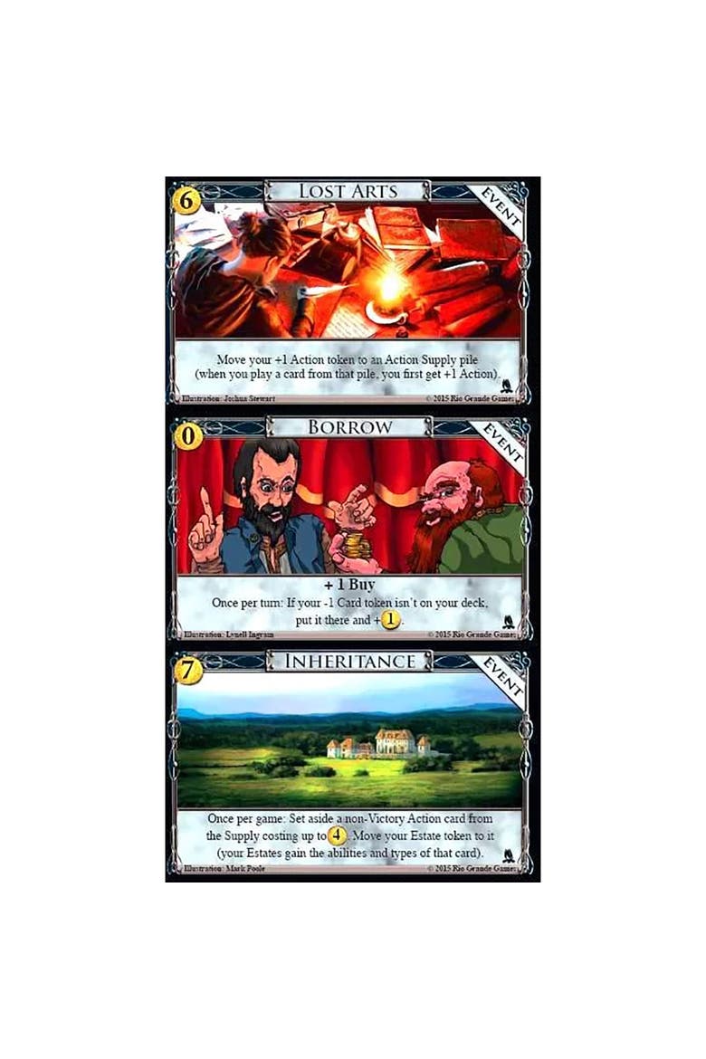 Dominion Adventures Board Game, Alternate, color, Multicolored