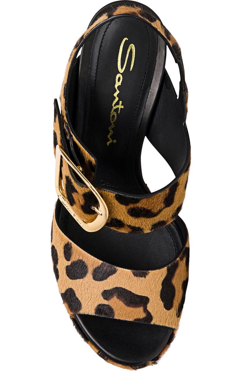 Santoni Bruxel Slingback Platform Sandal, Alternate, color,
