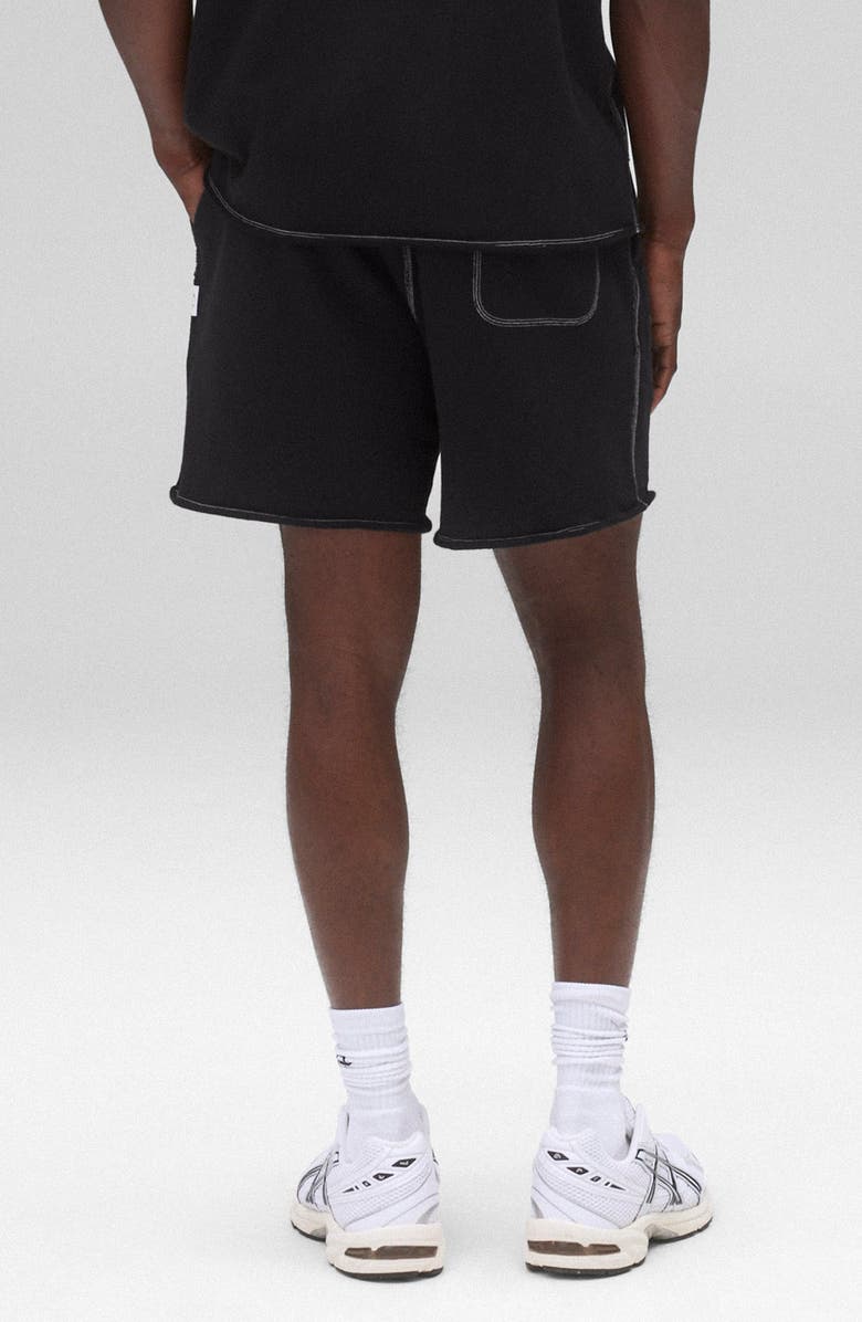 Reigning Champ Lightweight Terry Cutoff Shorts, Alternate, color, Black
