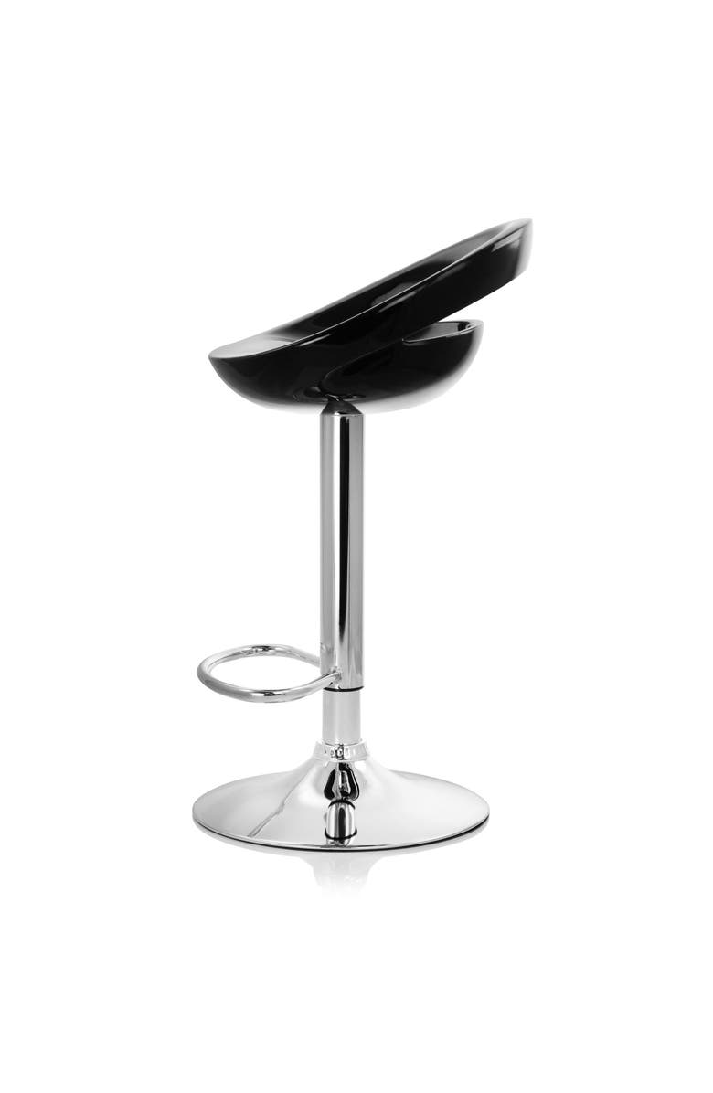 Elama 2 Piece Retro Adjustable Bar Stool, Alternate, color, Black
