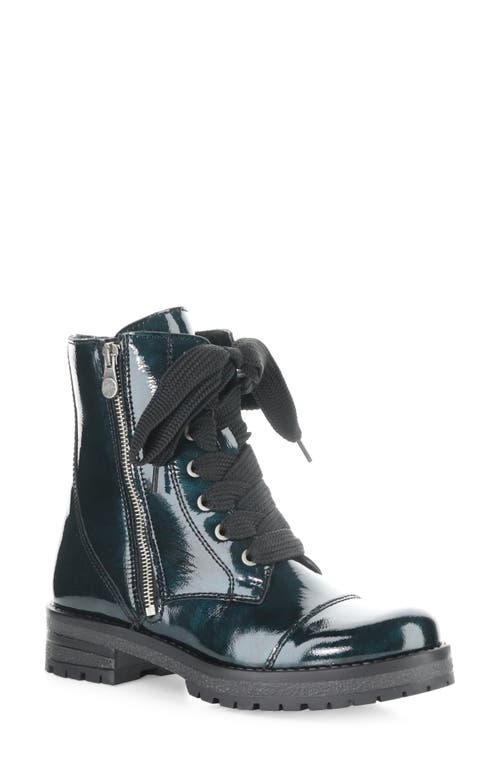 Bos. & Co. Paulie Waterproof Lace-up Bootie In Green