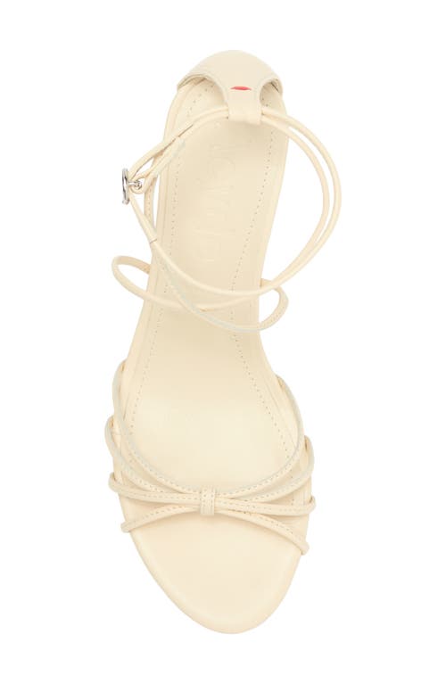 Aeyde Luella Ankle Strap Sandal In Creamy