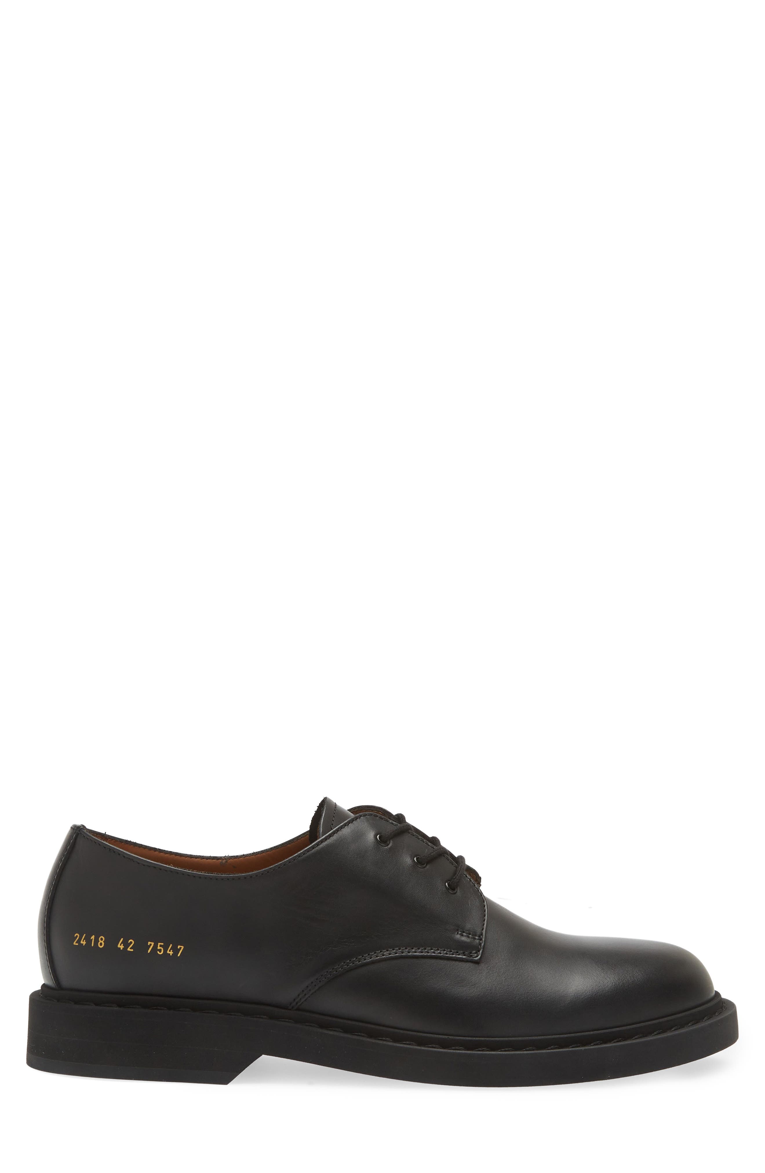 Common Projects Plain Toe Derby, Alternate, color, 
