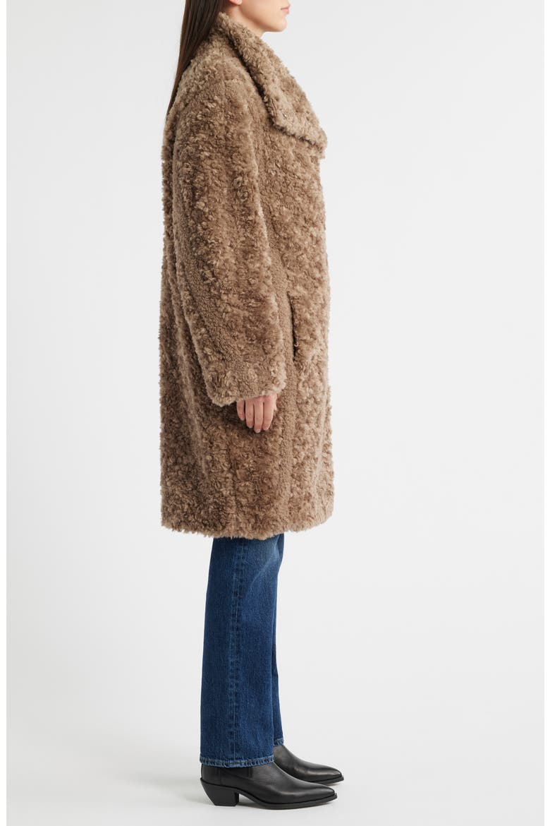 High Pile Fleece Coat, Alternate, color, BASALT