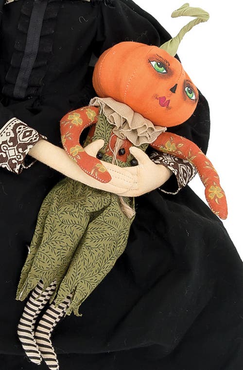 Gallerie Ii Marleigh Witch And Pumpkin Joe Spencer Gathered Traditions Halloween Art Doll Figure In Black