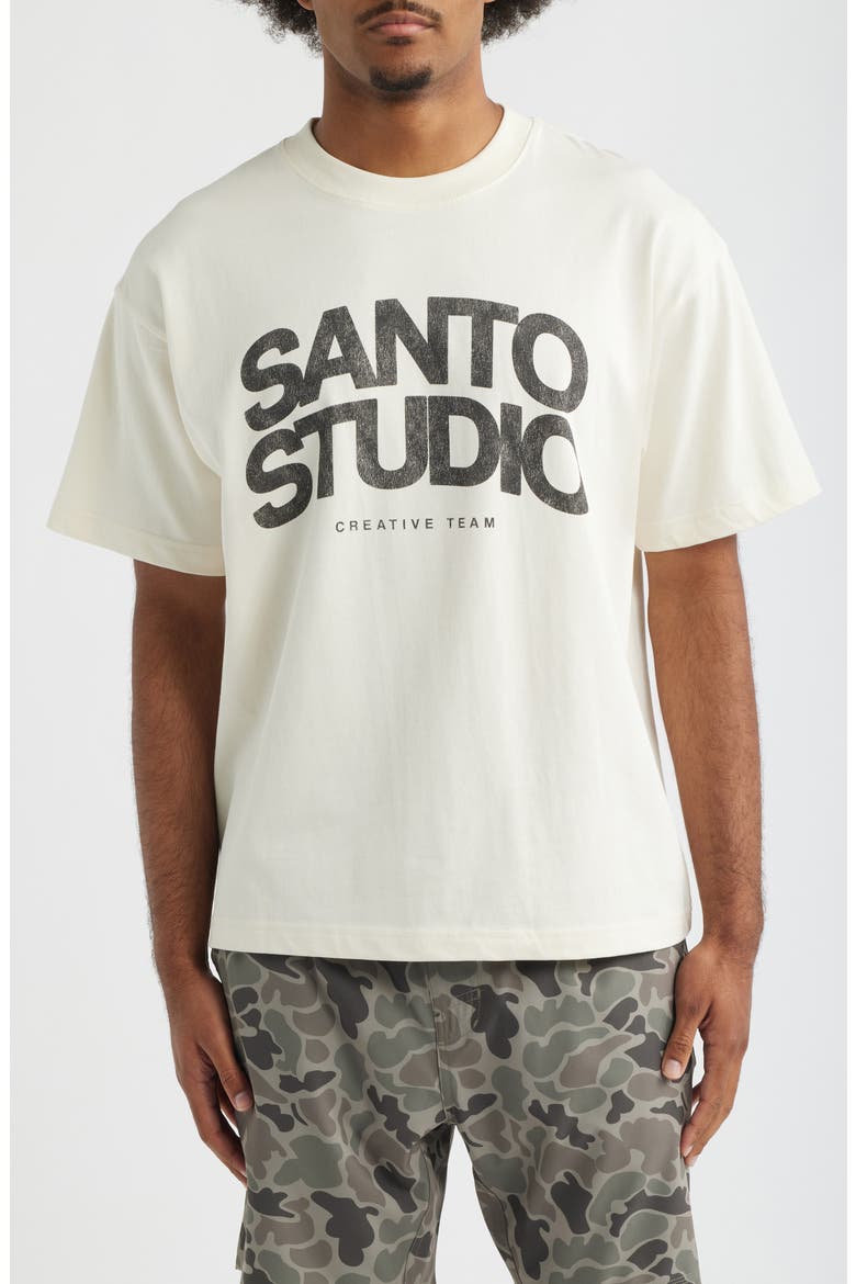 Creative Team Graphic T-Shirt, Main, color, OFF WHITE