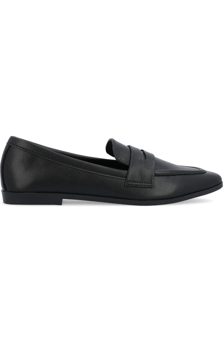 Journee Collection Myeesha Penny Loafer, Alternate, color, Black