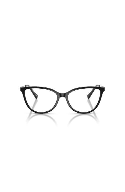 Armani Exchange 54mm Cat Eye Optical Glasses In Black
