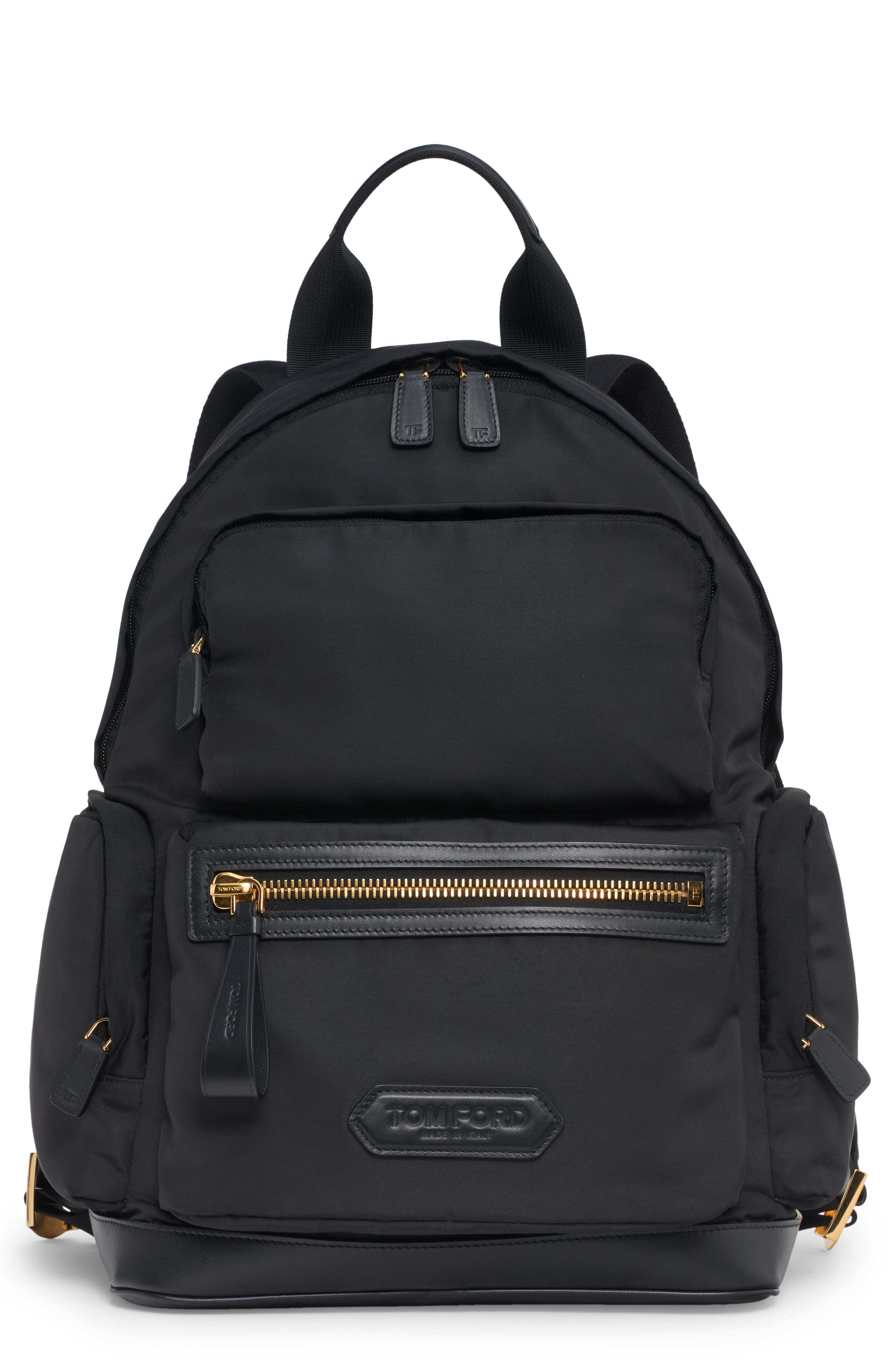 TOM FORD Recycled Nylon Backpack, Main, color, 