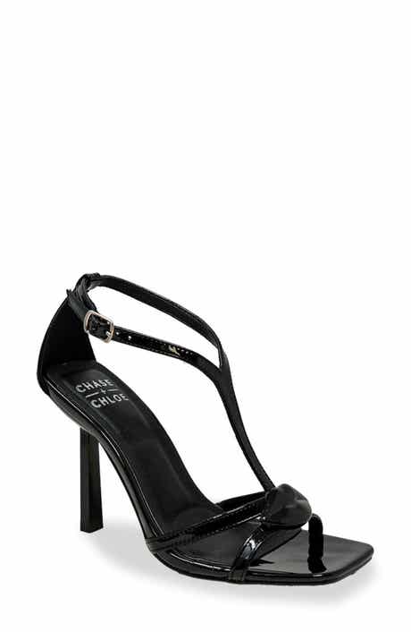 CHASE AND CHLOE Ankle Strap Stiletto Sandal
