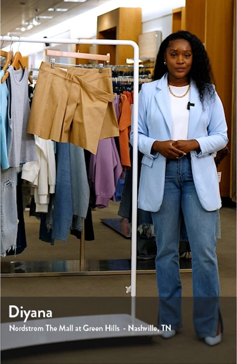 Pleated Wrap Miniskirt, sales video thumbnail