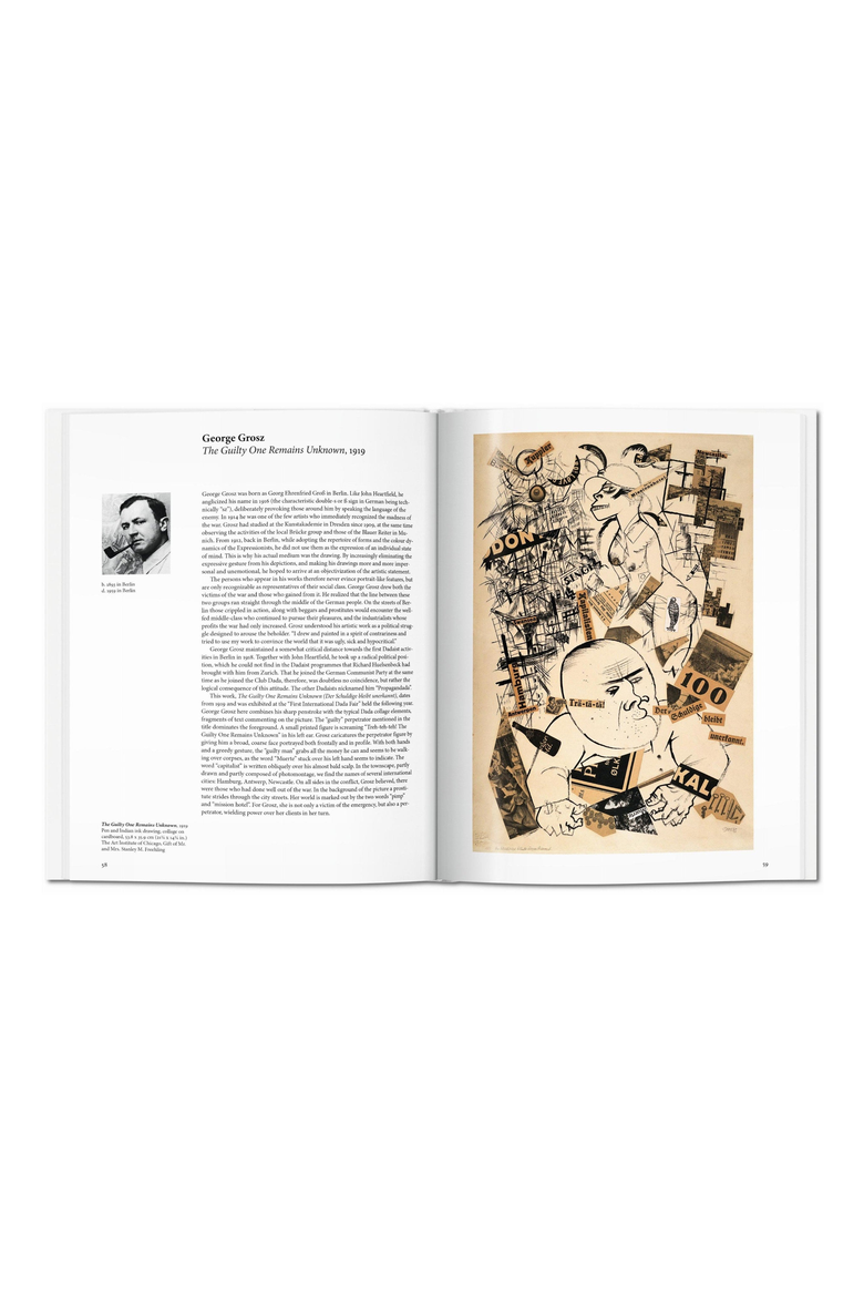 Dadaism English Art Book, Alternate, color, White