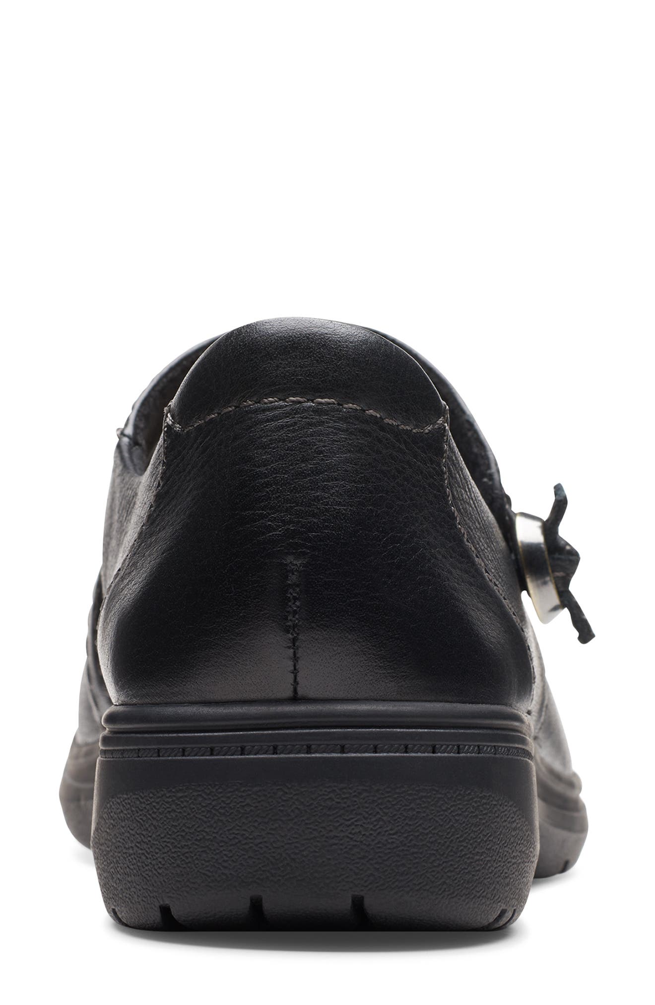 Clarks<sup>®</sup> Carleigh Jane Shoe, Alternate, color, Black Leather