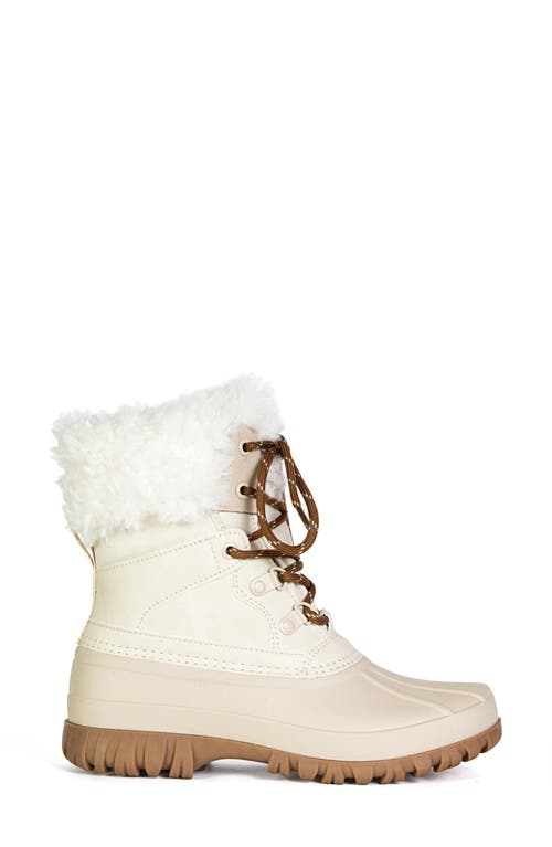 Jbu Camden Waterproof Faux Shearling Lined Duck Boot In Gray
