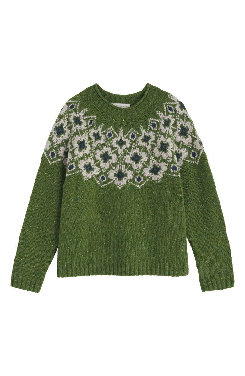 Seasalt Cornwall Johanna Fair Isle Merino Wool Blend Sweater, Alternate, color,