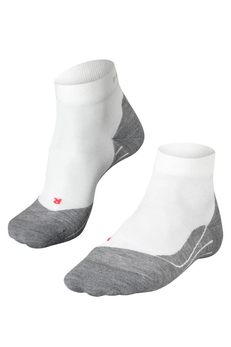 RU4 Endurance Short Running Socks, Main, color, White-Mix