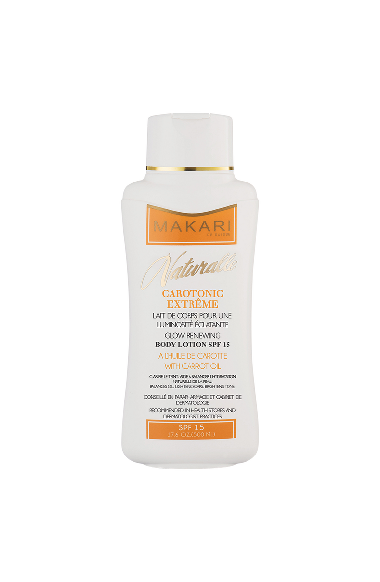 Makari de Suisse Naturalle Carotonic Extreme Glow Renewing Body Lotion, Main, color, NO COLOR