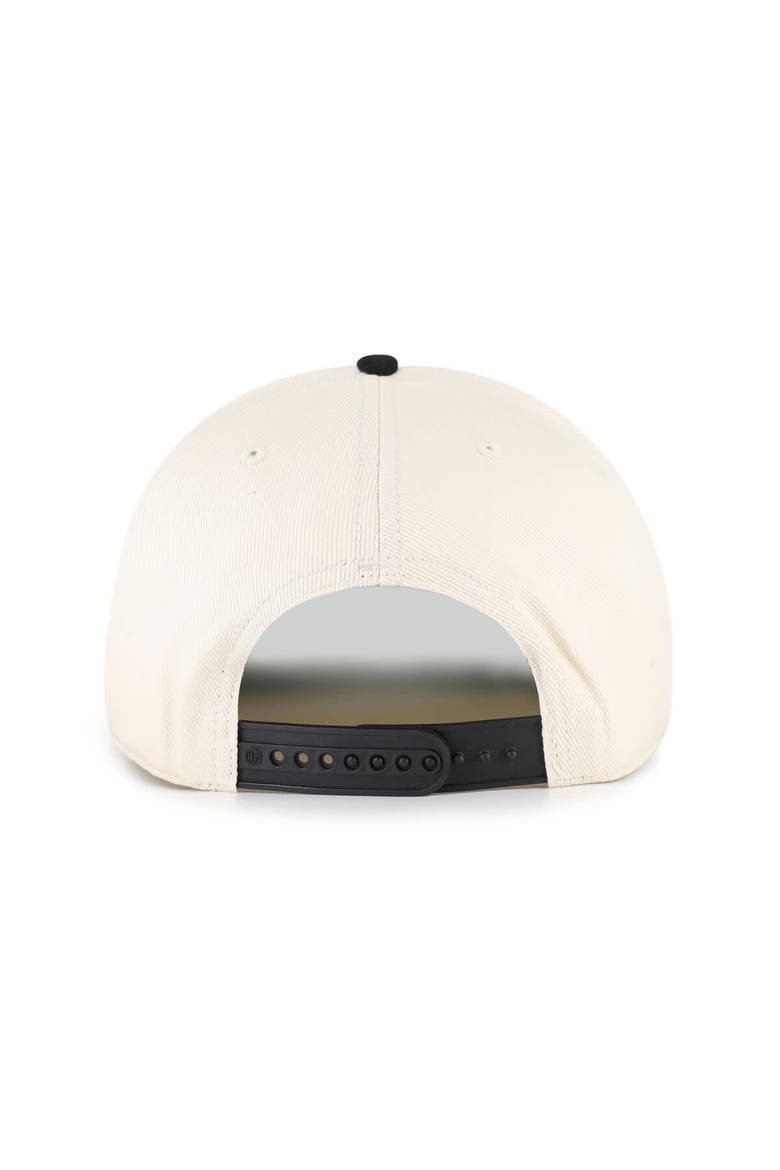 Men's '47  Natural Las Vegas Raiders Frame Out Two Tone Hitch Adjustable Hat, Alternate, color, Natural