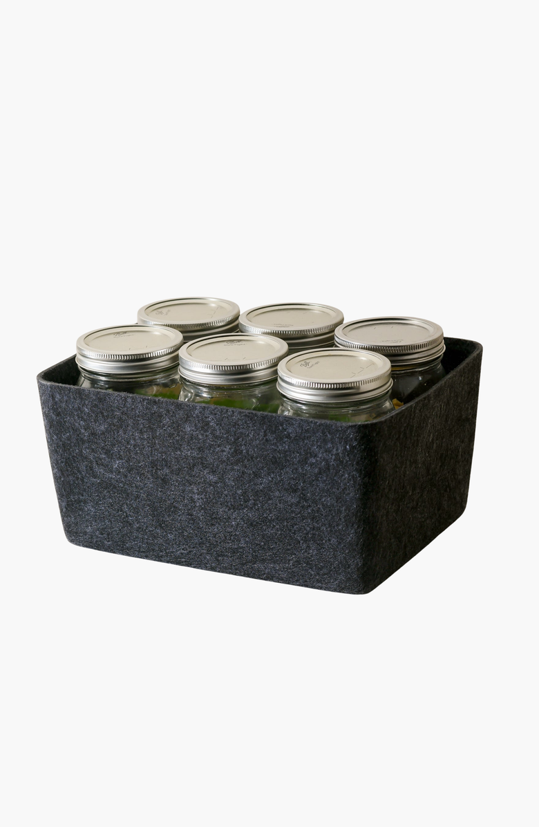 SortJoy The Sculpted Bin - Wide, Main, color, Carbon