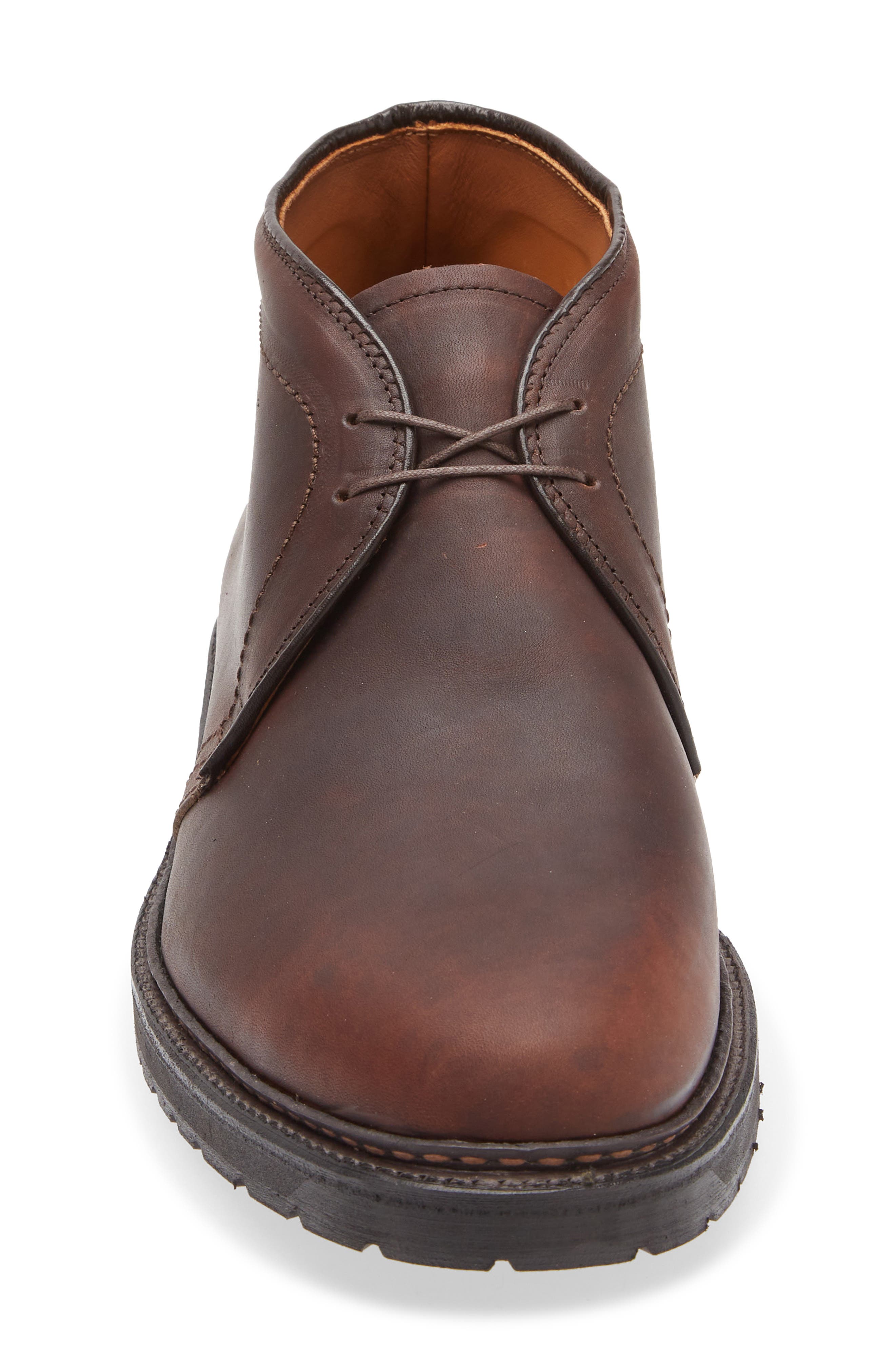 Alden Burnished Chukka Boot, Alternate, color, Dark Brown Kudu