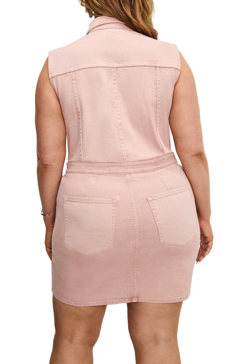 Fit for Success Sleeveless Denim Minidress, Alternate, color, VINTAGE DRIED PETAL