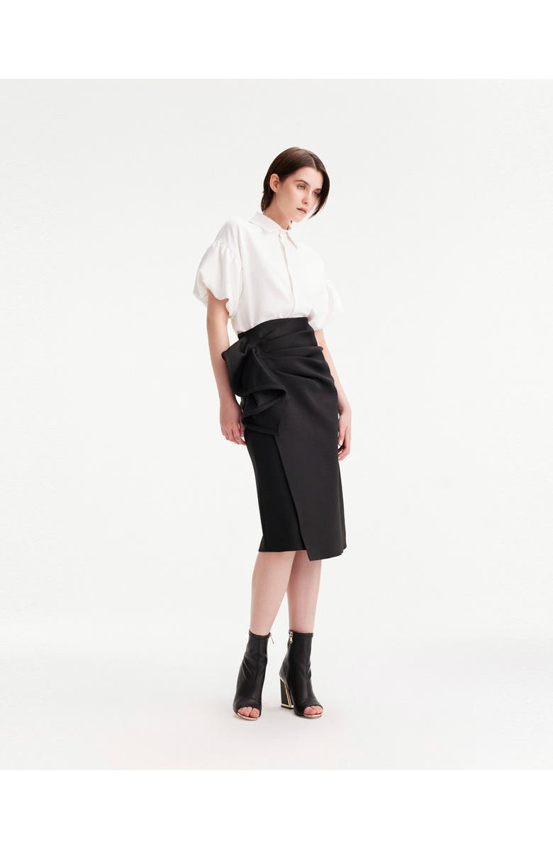 THEO The Label Atlas Bow Pencil Skirt, Alternate, color,