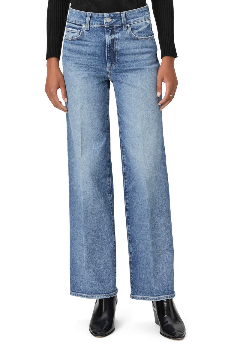 Sasha High Waist Wide Leg Jeans, Main, color, OTTILIA DISTRESSED
