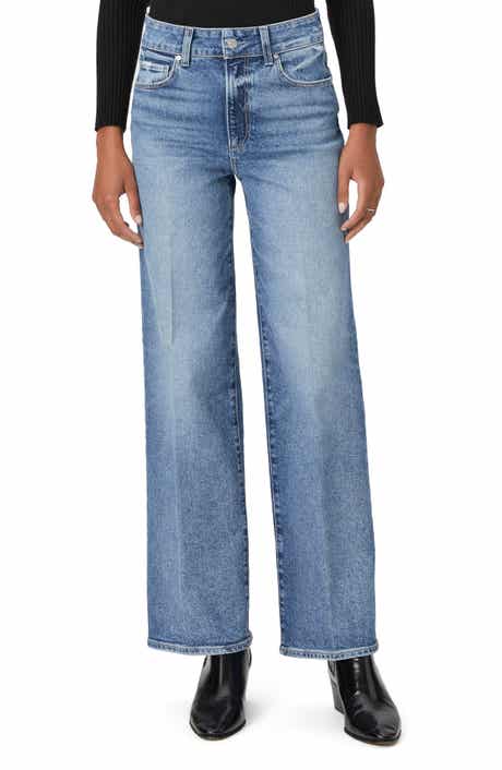 PAIGE Sasha High Waist Wide Leg Jeans