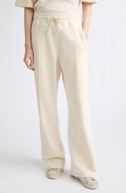 Gender Inclusive Star Pintuck Fleece Wide Leg Pants