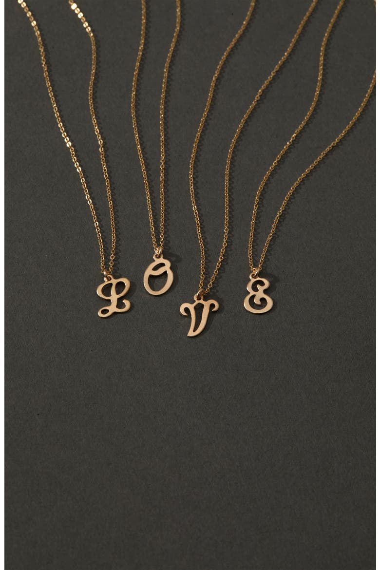 Gianna Initial Pendant Necklace, Alternate, color, GOLD / A