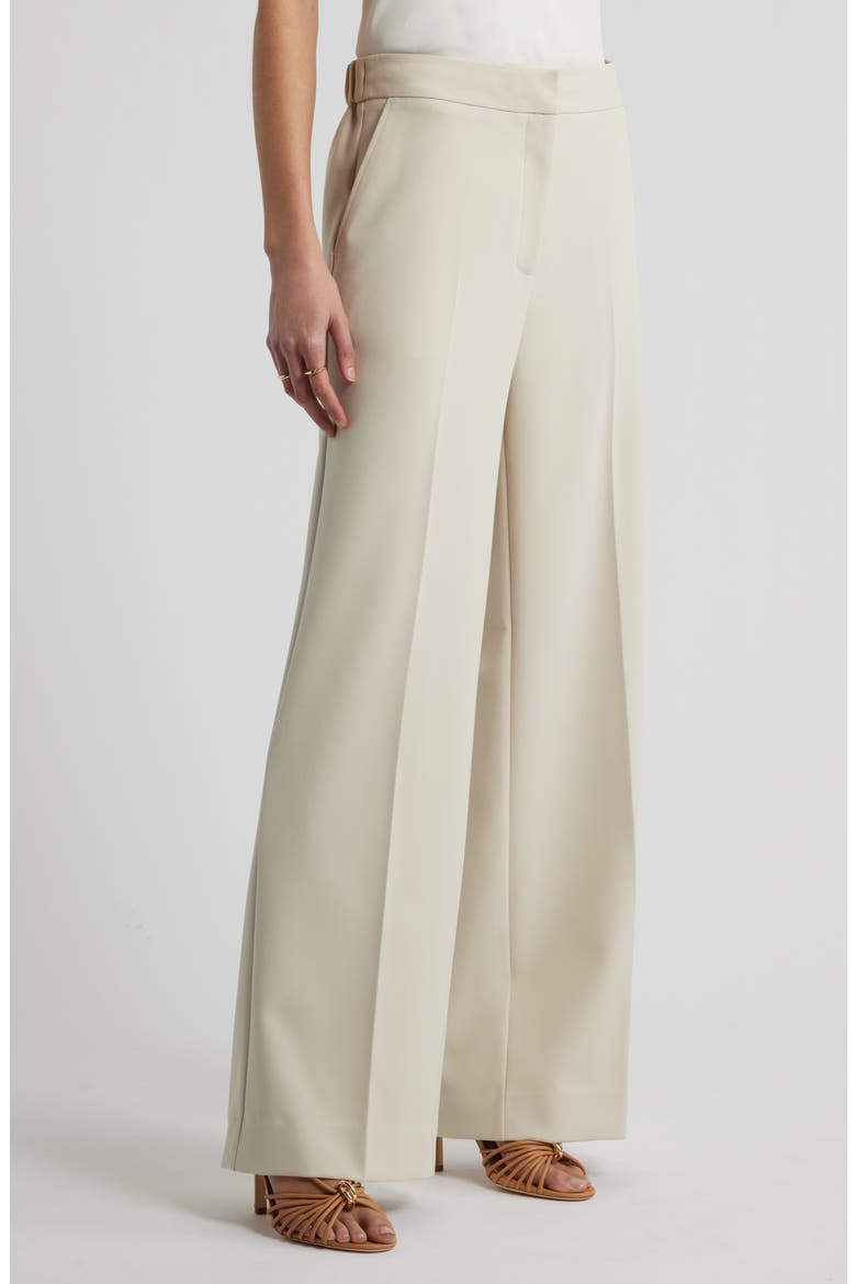 The Lennox Wide Leg Trousers, Alternate, color, BEIGE OATMEAL