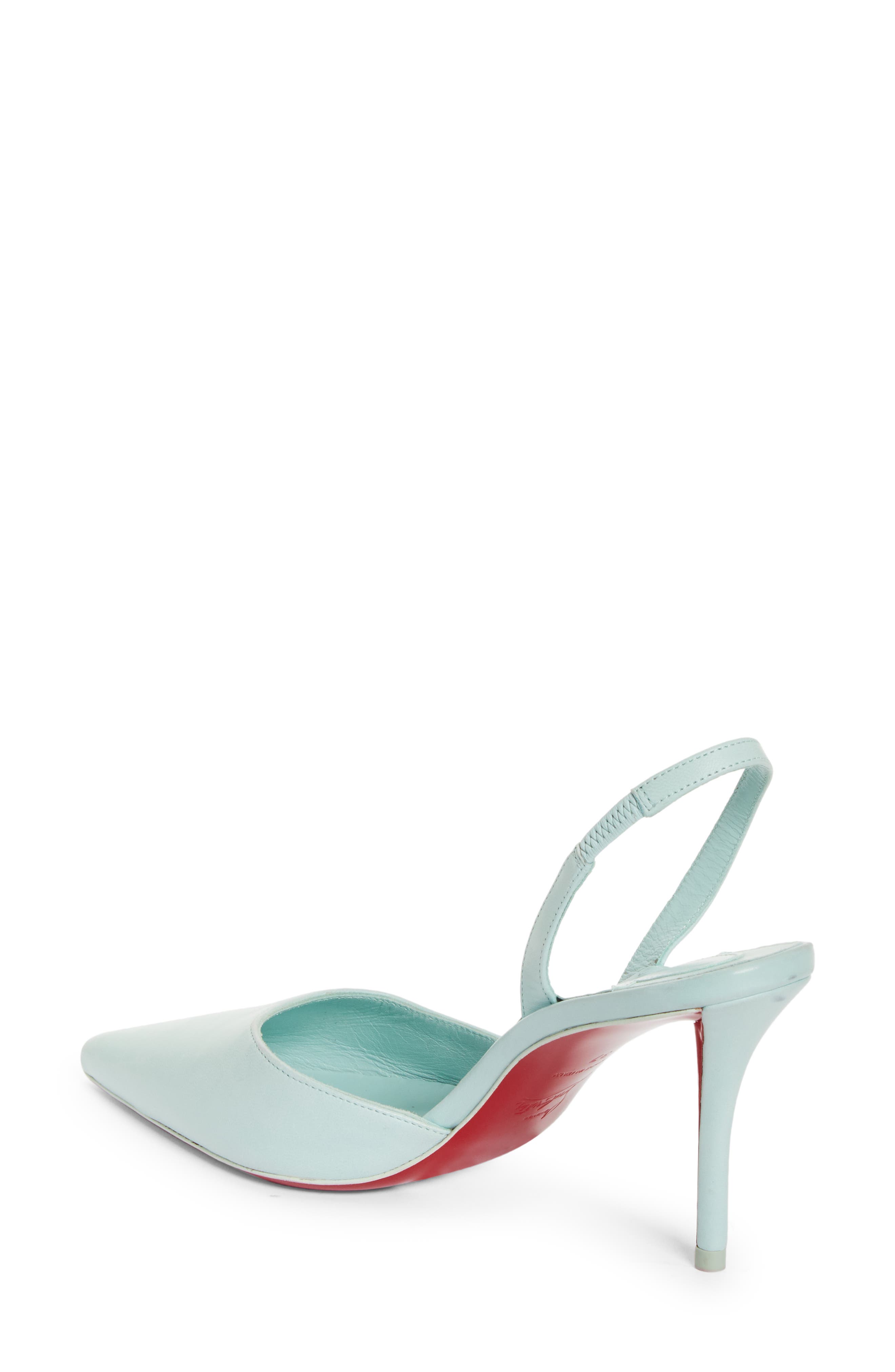Apostropha Pointed Toe Slingback Pump, Alternate, color, ICEBERG