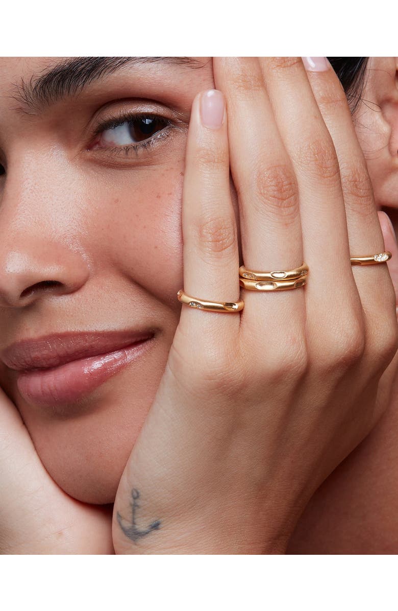 Eloise Jewelry Mirage Ring  with Natural Gemstones. Handmade in Italy, Alternate, color, Diamond