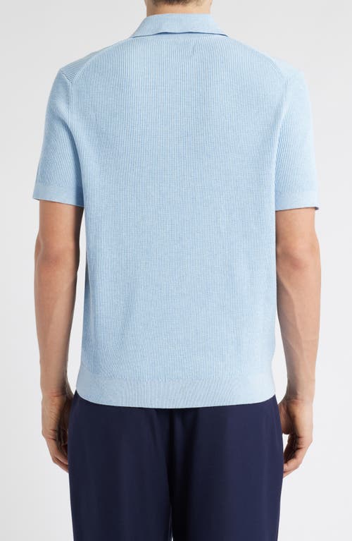 Nn07 Hansie 6600 Organic Cotton Quarter Zip Sweater Polo In Animal Print