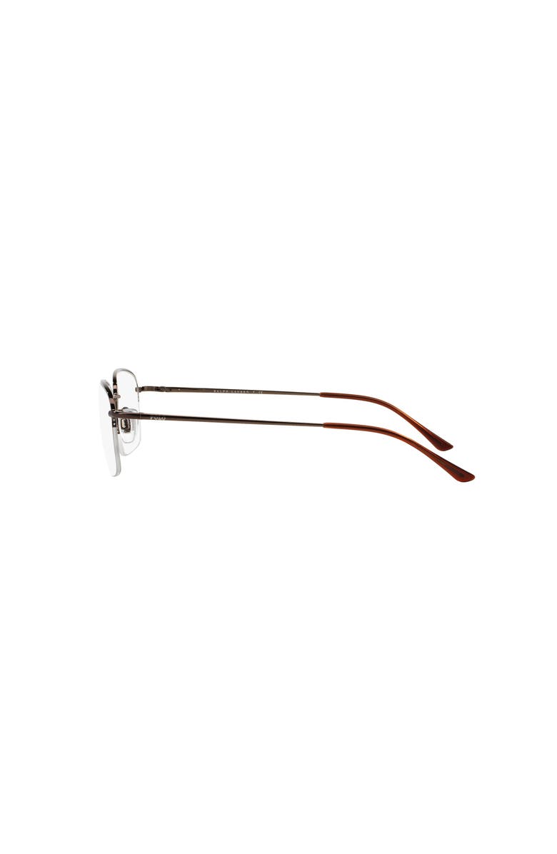 Polo Ralph Lauren 53mm Square optical glasses, Alternate, color, Brown