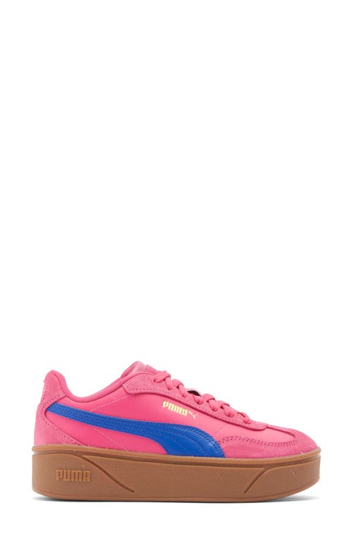 Shop Puma Club Ii Era Platform Sneaker In Pink-vivid Blue