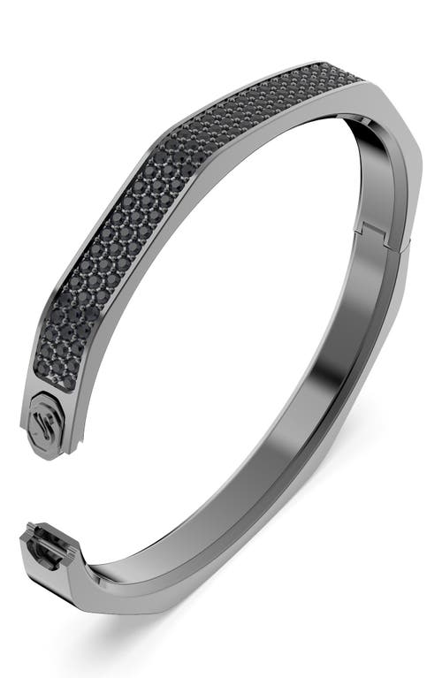 Swarovski Ladies Octagon Shape Black Dextera Bangle In Black