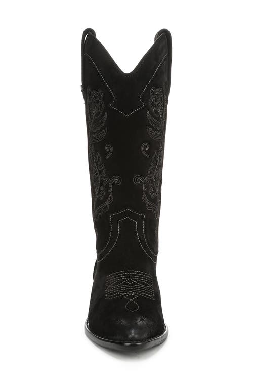 Sam Edelman Rue Western Boot In Black