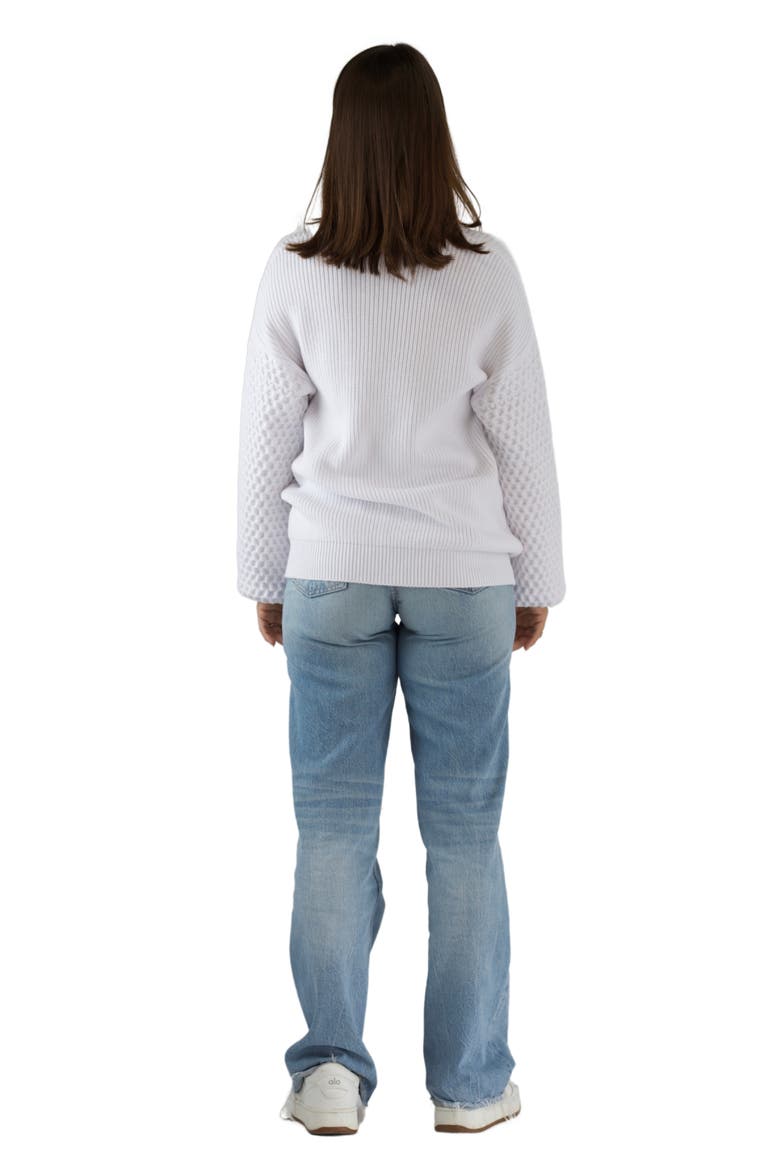 All My Love Heart Sweater, Alternate, color, White
