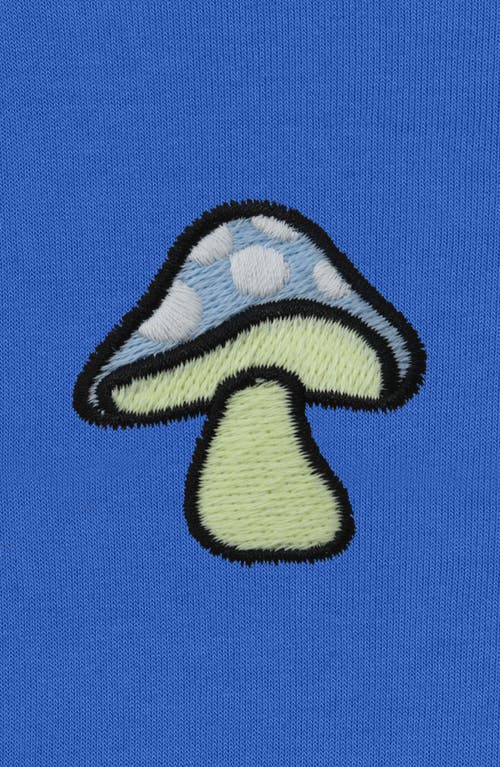 Dalix Mushroom Fleece Sweatshirt In True Royal