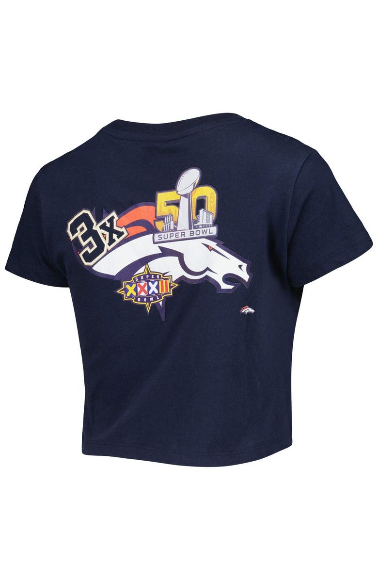 New Era Women's New Era Navy Denver Broncos Historic Champs T-Shirt, Alternate, color, Navy