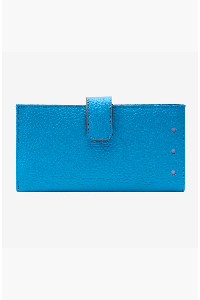 Ascot Long Slim Wallet, Main, color, Azure