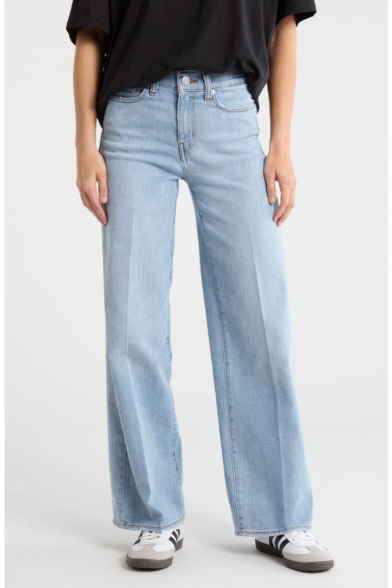The High Rise Wide Leg Jeans, Main, color, TEMPER