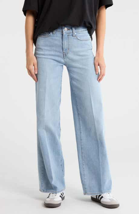 FRAME The High Rise Wide Leg Jeans