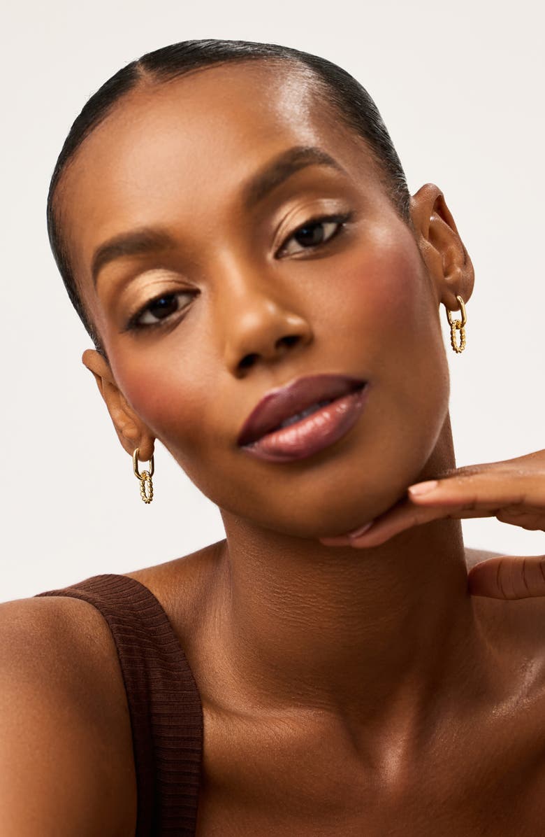 Ana Luisa Gold Drop Earrings - Ash Double Mini, Alternate, color, Gold