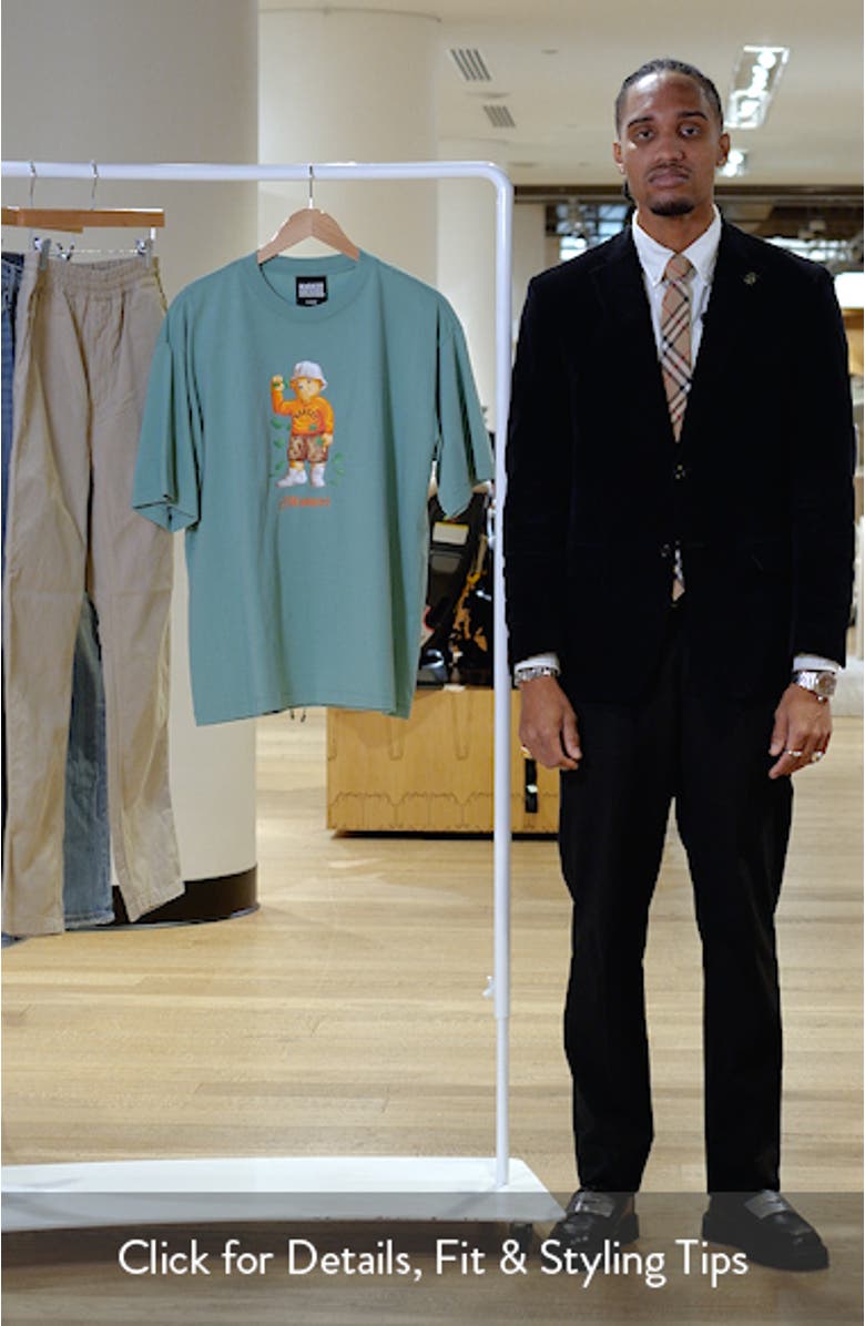 Making It Rain Bear Graphic Cotton T-Shirt, sales video thumbnail