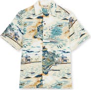 Fortela Santacatalina Tropical Print Short Sleeve Shirt