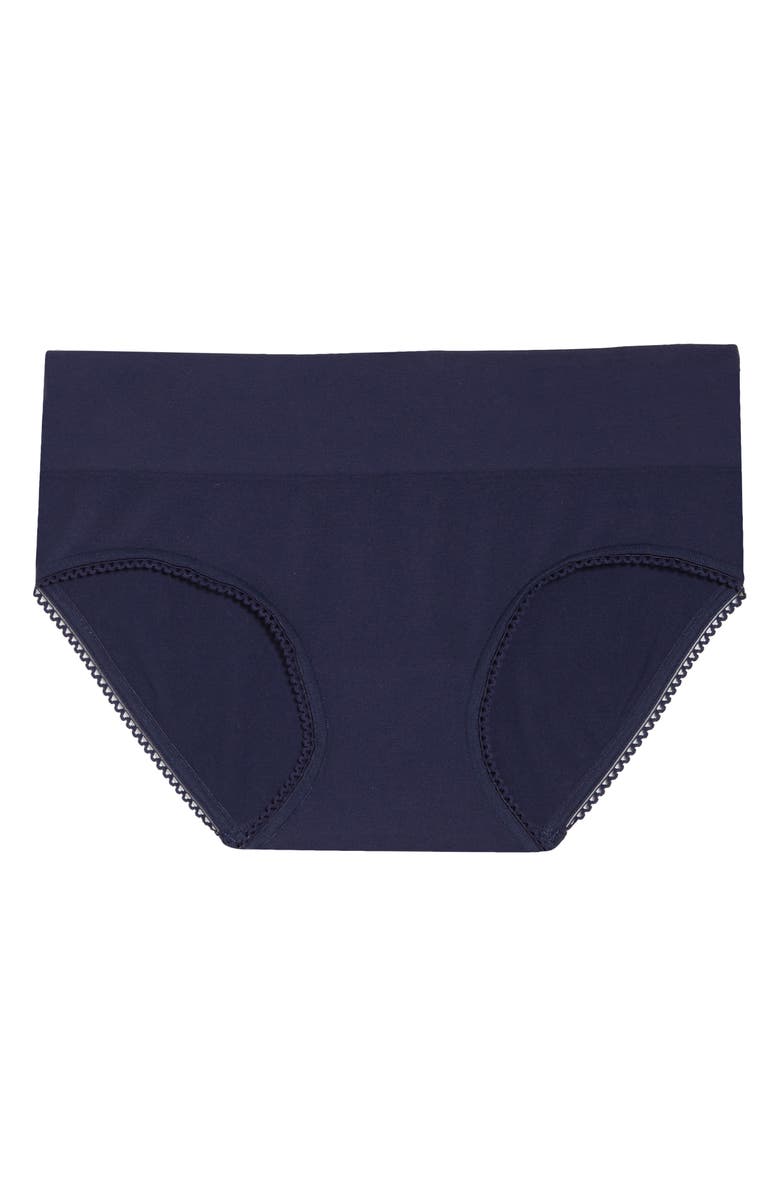 Wacoal Feeling Flexible Hipster Briefs, Alternate, color, Eclipse