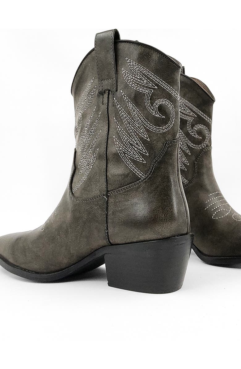 SHUSHOP Zahara Western Bootie, Alternate, color,